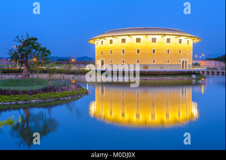 Tulou Hakka structures dans Miaoli, Taiwan Banque D'Images