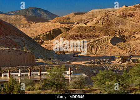 Freeport-McMoRan Copper & Gold Inc. Tyrone Mine près de Silver City, Nouveau-Mexique, États-Unis Banque D'Images