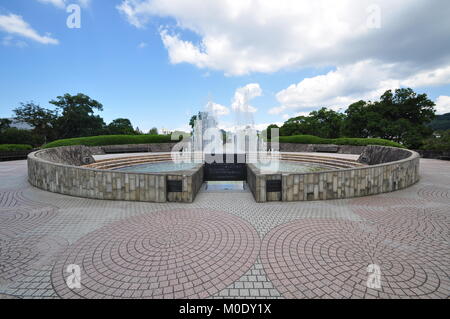 Fontaine de paix à Nagasaki, Japon Banque D'Images