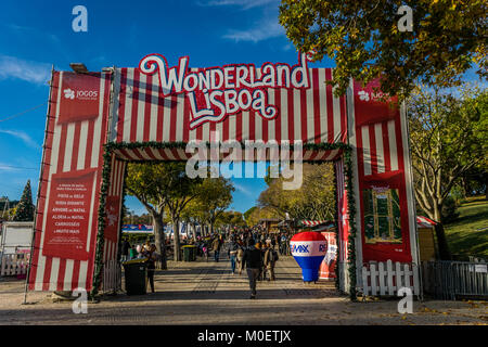 Winter Wonderland, Lisbonne, Portugal Banque D'Images