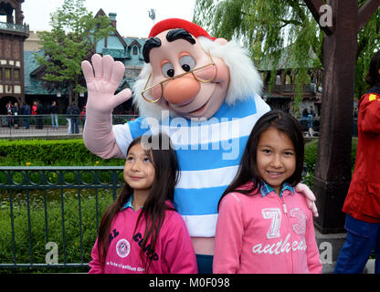 Paris - France, Circa juin 2013.Cette image a été prise dans le complexe Euro Disney de M. Smee de Peter Pan. Banque D'Images