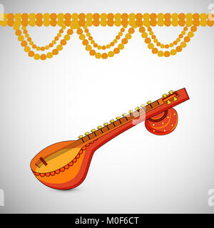 Illustration du festival indien Vasant Panchami background Banque D'Images