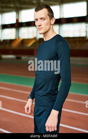 Portrait de sportif moderne Banque D'Images