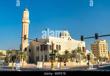 Mosquée dans la vieille ville de Doha, capitale du Qatar. Banque D'Images