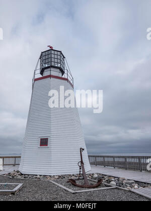 Saint Andrews, Nouveau-Brunswick / Canada - le 9 octobre 2016 : Pendlebury phare est le plus ancien phare du continent restant au Nouveau-Brunswick. Banque D'Images