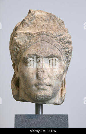 En portrait de l'Impératrice Sabina, Roman annonce Hadrianic 121-128, période, le Metropolitan Museum of Art (le MET), Upper Manhattan, New York City, N Banque D'Images