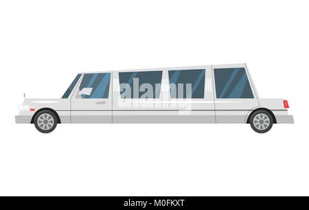 Limousine transport de ville Illustration de Vecteur