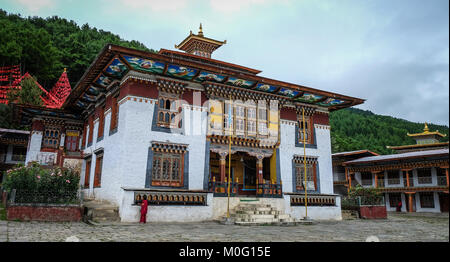 Thimphu, Bhoutan - Aug 31, 2015. Un ancien monastère bouddhiste à Thimphu, Bhoutan. Le Bhoutan est un petit pays dans l'Himalaya entre le Tibet et l'Inde. Banque D'Images