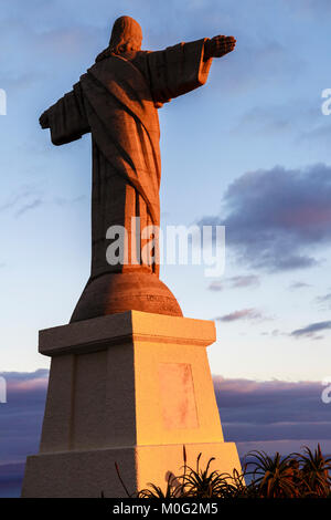 Statue du Christ Roi, Garajau, Madère Banque D'Images