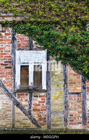 Vieux bâtiment rustique à Hemingford Abbots, Cambridgeshire, Angleterre, Royaume-Uni. Banque D'Images