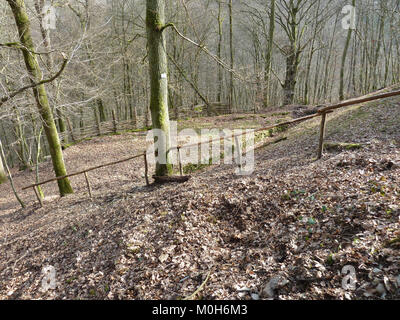 Photographie montrant le village de Bérismenil-le Cheslé en Belgique, connu pour son paysage rural et les vestiges archéologiques d'un oppidum celtique, représentant le patrimoine culturel régional. Banque D'Images