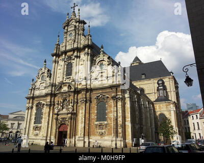 Bruxelles-Église Saint-Jean-Baptiste au béguinage Banque D'Images