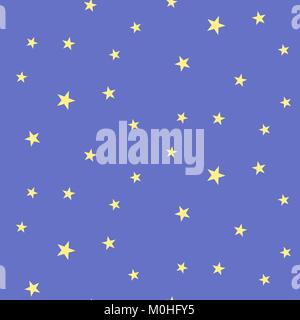 Cosmos. transparente Illustration Vecteur de ciel de nuit avec des étoiles sur le fond bleu Illustration de Vecteur