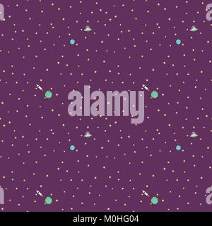 Seamless abstract pattern. Vector illustration cosmos avec éléments épars Illustration de Vecteur