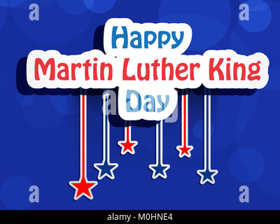 Illustration de Martin Luther King Day background Banque D'Images