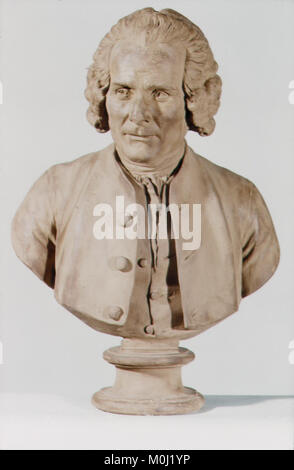 Portrait de Jean-Jacques Rousseau (1712-1778), philosophe et écrivain influent dont les œuvres façonnent la pensée des lumières et la philosophie politique moderne. Banque D'Images