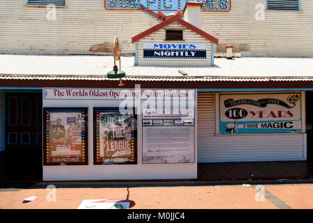 Photo Sun Gardens d'exploitation le plus ancien du monde à l'extérieur du théâtre, Broome, Australie occidentale, Kimberley Ouest Banque D'Images