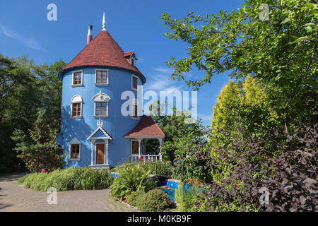 Maison Moomin sur une journée ensoleillée. La Finlande Banque D'Images