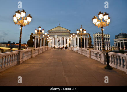 Musée archéologique de Macédoine Археолошки Музеј (на Македонија), Skopje Banque D'Images