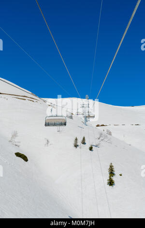 Sochi Krasnaya Polyana. Le téléphérique jusqu'à Rosa Khutor, Sochi, Russie Banque D'Images