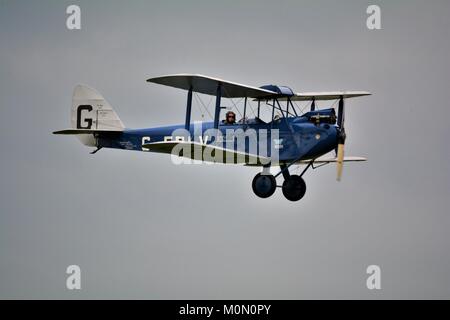 De Havilland DH 60 Cirrus Moth G-EBLV à shuttleworth airshow2017 Banque D'Images