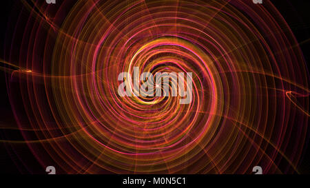 Résumé fond. Abstract fire spirale sur fond sombre. Série spirale de flamme. Banque D'Images