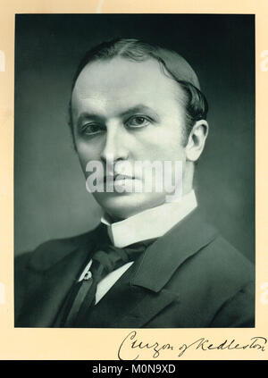 George Nathaniel Curzon, 1859-1925, 1er marquis Curzon de Kedleston Banque D'Images