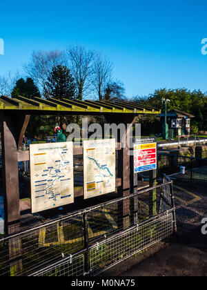 Caversham Lock, River Thames, Caversham, Reading, Berkshire, Angleterre, Royaume-Uni, GB. Banque D'Images