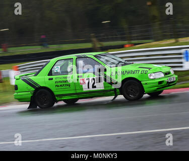 Kevin Jarvis, Robert Pomphrett, Ford Sierra RS Cosworth, MGJ Rally Étapes, Chelmsford Motor Club, Brands Hatch, samedi, 20 janvier 2018, MSV, Cir Banque D'Images