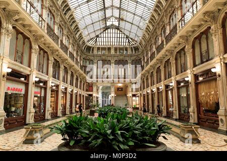 L'Italie, le piémont Turin Turin,Province,,Galleria Subalpina Banque D'Images