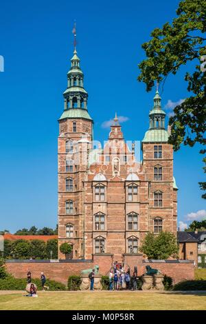Danemark Copenhague,Nouvelle-Zélande,Nørreport,district,Château Rosenborg Slot Banque D'Images
