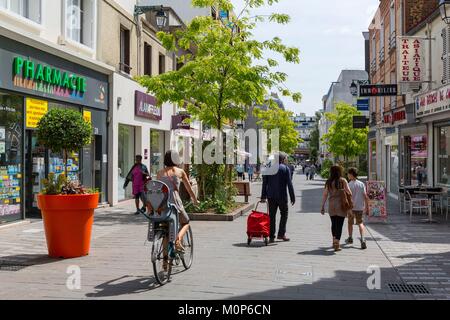 France,Hauts de Seine,Colombes,Rue Saint Denis Banque D'Images