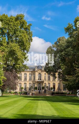 France,Paris,Journées du Patrimoine 2017, l'Hôtel de Matignon, Cabinet du Premier ministre,le parc Banque D'Images