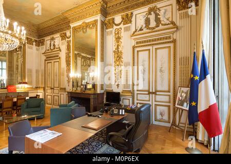 France,Paris,Journées du Patrimoine 2017, l'Hôtel de Clermont,secrétaire d'État aux Relations avec le Parlement Banque D'Images