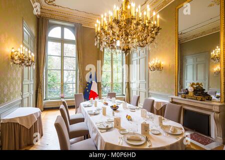 France,Paris,Journées du Patrimoine 2017, l'hôtel de Villeroy,en ce moment le ministère français de l'Agriculture Banque D'Images