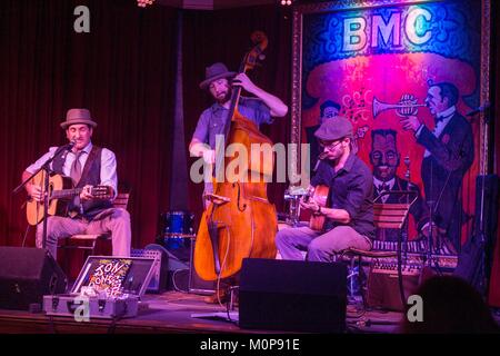 États-unis, Louisiane, Nouvelle Orléans,le quartier français,le balcon Music club Banque D'Images