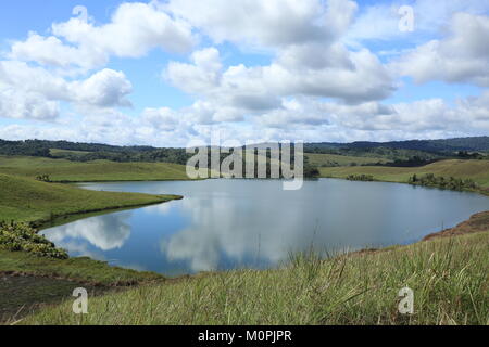 Danau Love (amour) Lac en Papouasie Banque D'Images
