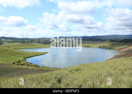 Danau Love (amour) Lac en Papouasie Banque D'Images