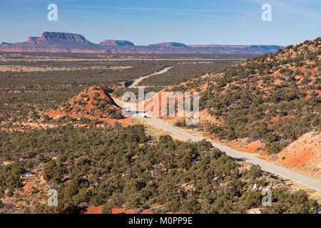 Blanding (Utah) - Oreilles Ours National Monument, un 1,35 millions d'acres et pittoresque région historique dans le sud-est de l'Utah. Il est le monument national Banque D'Images