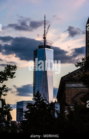 World Trade Center de Washington Square Park Manhattan - New York, New York, USA Banque D'Images