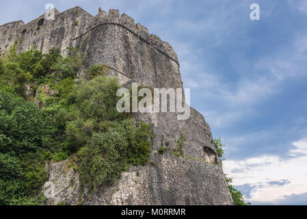 La forteresse de forte Mare à Herceg Novi ville sur la côte de la mer adriatique au Monténégro Banque D'Images