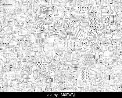 Schéma du circuit de fluide ou le circuit board background vector illustration Illustration de Vecteur