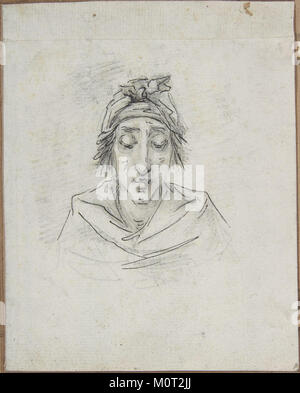 Caricature de Georges-Auguste Couthon (appelé Aristide, 1756-1794), Président de la Convention en 1793, sur le chemin de la guillotine le 28 juillet 1794 (10 Thermidor, un II) rencontré DP810318 Banque D'Images