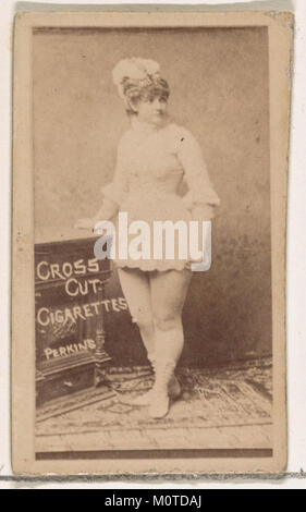 Carrie Perkins, acteurs et actrices de la série (N145-1) émis par le duc Sons & Co. pour promouvoir les cigarettes Coupe RENCONTRÉ DP866031 Banque D'Images