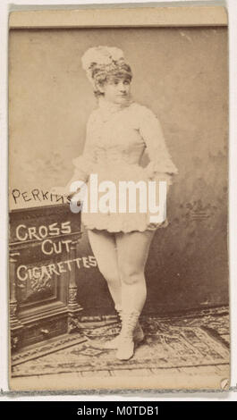 Carrie Perkins, acteurs et actrices de la série (N145-1) émis par le duc Sons & Co. pour promouvoir les cigarettes Coupe RENCONTRÉ DP866032 Banque D'Images