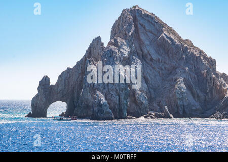 El arco Arch Situé à Cabo San Lucas Mexique Banque D'Images