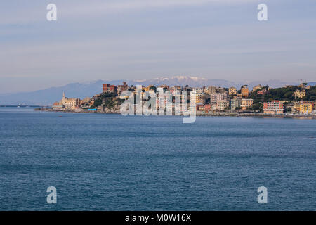 Genova Quarto, Gênes, Ligurie, ligurie, italie Banque D'Images