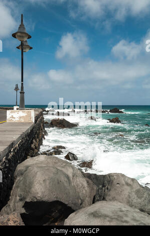 Punta Mujeres, municipalité de Haría, Las Palmas province du nord de Lanzarote, îles Canaries, Espagne Banque D'Images