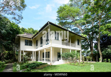 Maison d'Agnes Keith sur le sentier du patrimoine, Sandakan, Sabah, Bornéo, Malaisie Banque D'Images