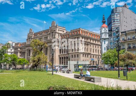 Argentine, province de Buenos Aires, Buenos Aires,Tribunales,Plaza Lavalle Banque D'Images